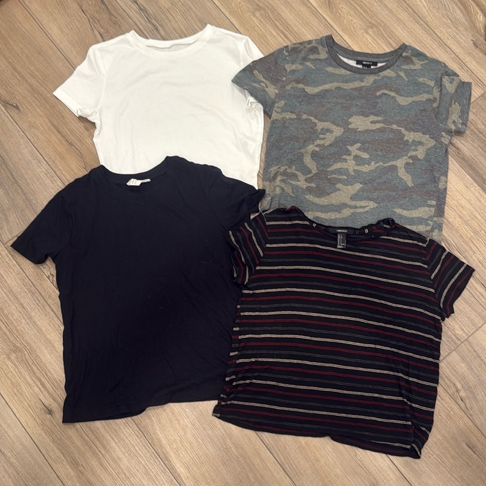 Lot of 4 Forever 21 Tees